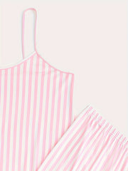 Striped Cami Top & Pants Pajamas Set