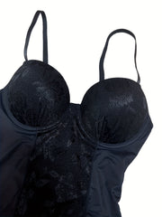 Lace Shaping Bodysuit Push Up Tummy Control Slimmer Slip