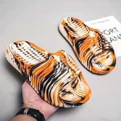 Men's Camo Non Slip Slides Lightweight Quick Dry Slippers