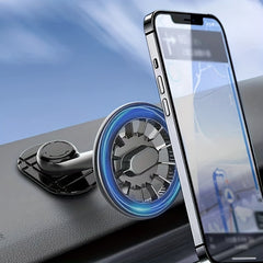 Magnetic Car Phone Mount for iPhone 14 13 12 Pro Max Mini Plus & MagSafe Cases