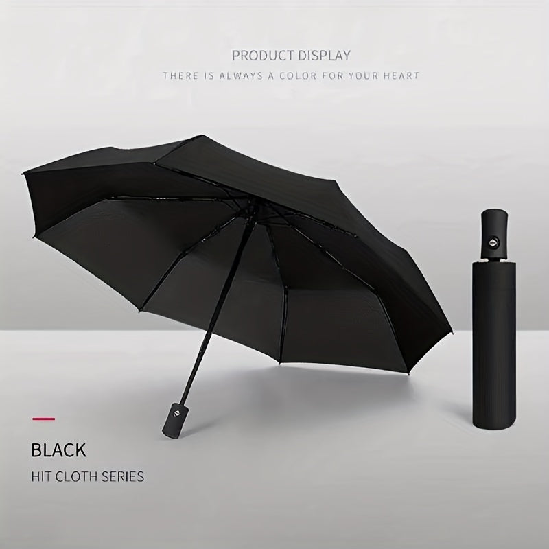 Portable Windproof Travel Umbrella Compact Lightweight Automatic Umbrella