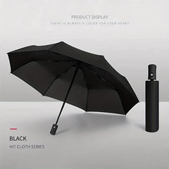 Portable Windproof Travel Umbrella Compact Lightweight Automatic Umbrella