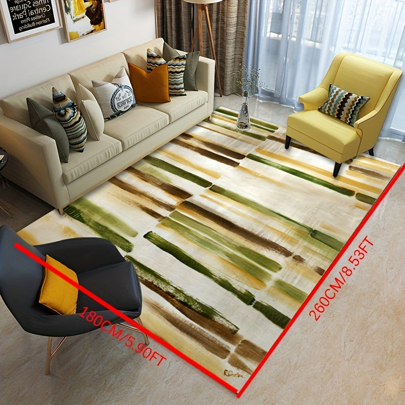 Modern Abstract Soft Area Rug for Living Room