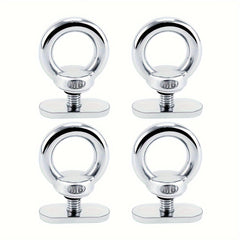 4 Pack Stainless Steel Track Mount Tie Down Eyelets Boat Bungee Cord Holders