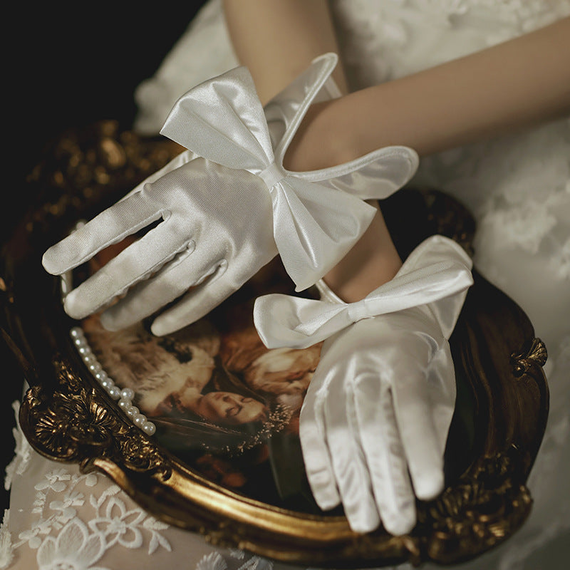 Female Lace Gloves Cosplay Drama Glove Gift For Woman Gloves For Party