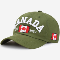 Wildly Letter CANADA Baseball Cap Men's And Women's Canada Baseball Cap