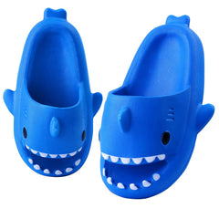 Boys Girls Shark Slippers Anti Slip Soft Soled Quick Dry Slide