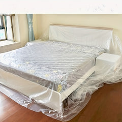 1pc Plastic Furniture Dust Cover Waterproof Car Dusty Bed Sofa Dust Proof