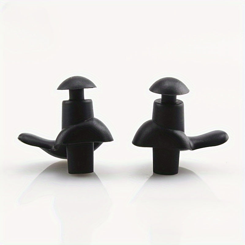 2pcs Silicone Earplugs for Swim Bath Surf Kayak