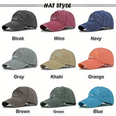YORK Embroidery Baseball Cap Sports Hat Adjustable Sunscreen Dad Hats