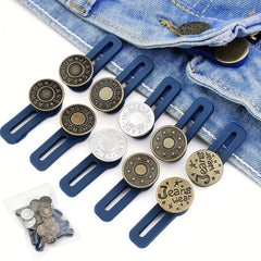 2pcs Button Waist Extender Pants Waist Extender