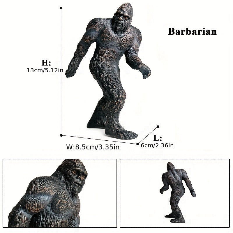 Mythology Inspired Wild Monster Wolf Man Snowman Model Toy