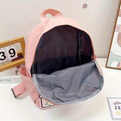 Plush Cat Cartoon Backpack Lightweight Travel Nylon Schoolbag