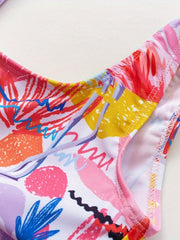 Toddler Girls Flamingo One Piece Swimsuit