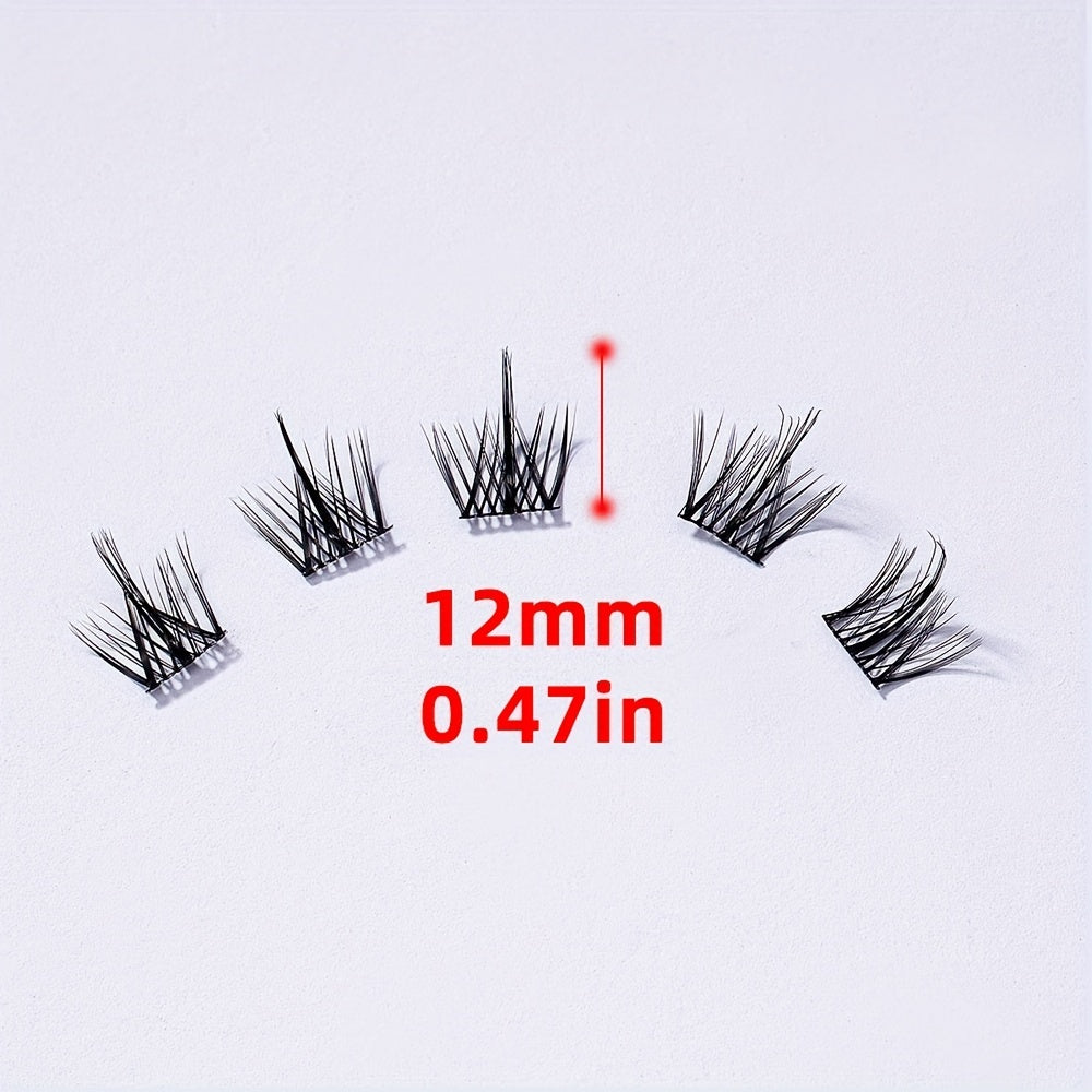 80 Clusters Lashes DIY Eyelash Extensions Volume Wispy Individual Lashes