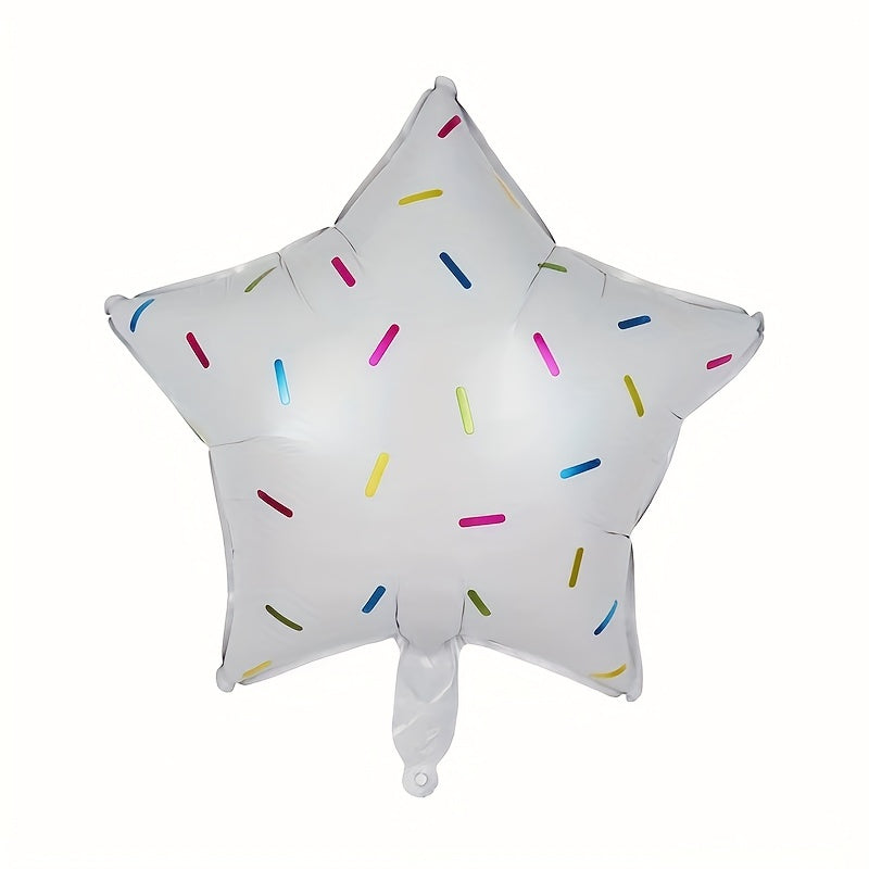 10pcs Donut Aluminum Film Balloons for Baby Birthday Party Decorations