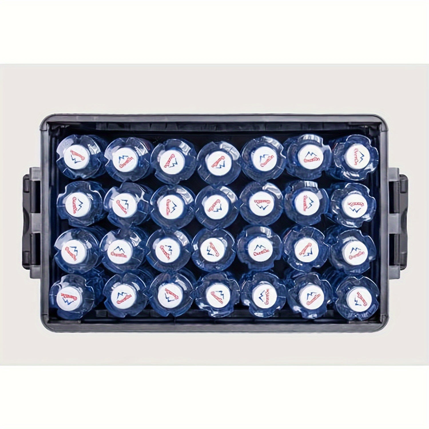 40L Outdoor Storage Box Fishing Container Double Layer Cover with Grids
