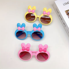 Girl's Rabbit Ear Bow Sunglasses for Baby Girls