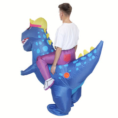 Halloween Christmas Costume Adult Riding Dragon Sunglasses Funny Doll Clothes