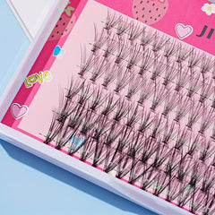 Faux Mink Hair False Eyelashes Soft Natural Long Individual Lashes Extension