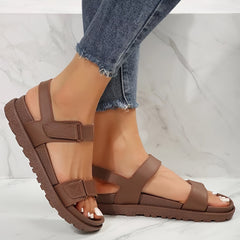 Women's Platform Sandals Hook And Loop Fastener Sports Sandals