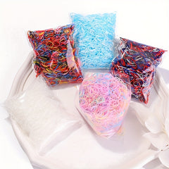 500pcs Hair Tie Ponytail Holders Hair Bands for Baby Girls