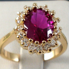 Classic Micro Zircon Wedding Ring Set