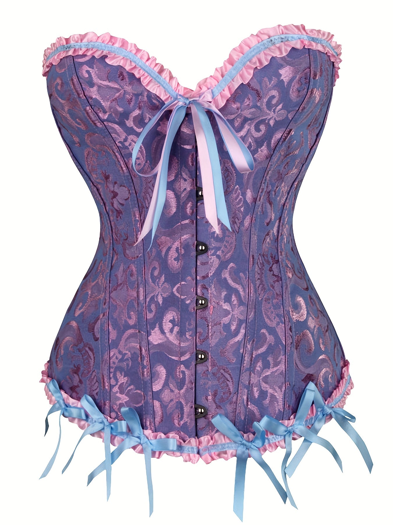 Strapless Corset Bustier Lace Up Body Shaper Women's Lingerie