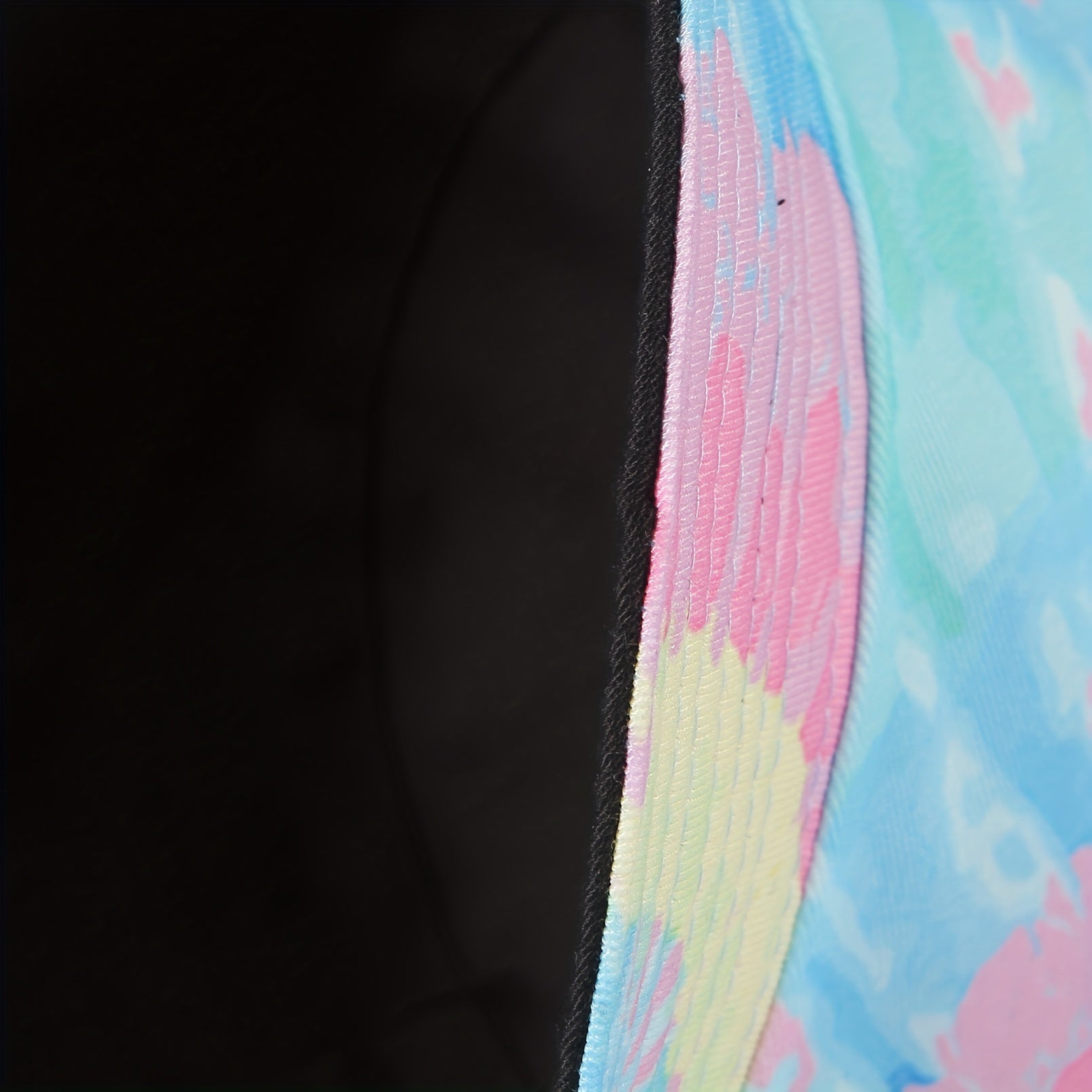 Unisex Tie Dye Sunshade Bucket Hat Double Sided Hat