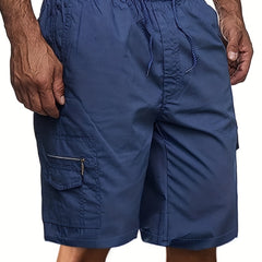 Men's Lightweight Cargo Shorts Breathable Flap Pocket Work Pants