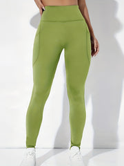 3pcs Solid Yoga Leggings High Stretchy Butt lifting Pockets Fitness Sports Pants