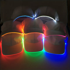LED Light Up Baseball Cap Glowing Hat for Party Hip hop Running