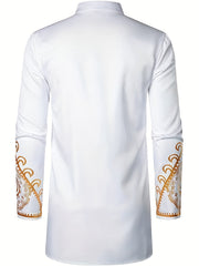 Men's African Dashiki Suit Shirt Pants Set Formal Party Outfit