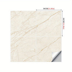 10pcs Marble Sticker Self Adhesive Waterproof PVC Tiles Floor Pops