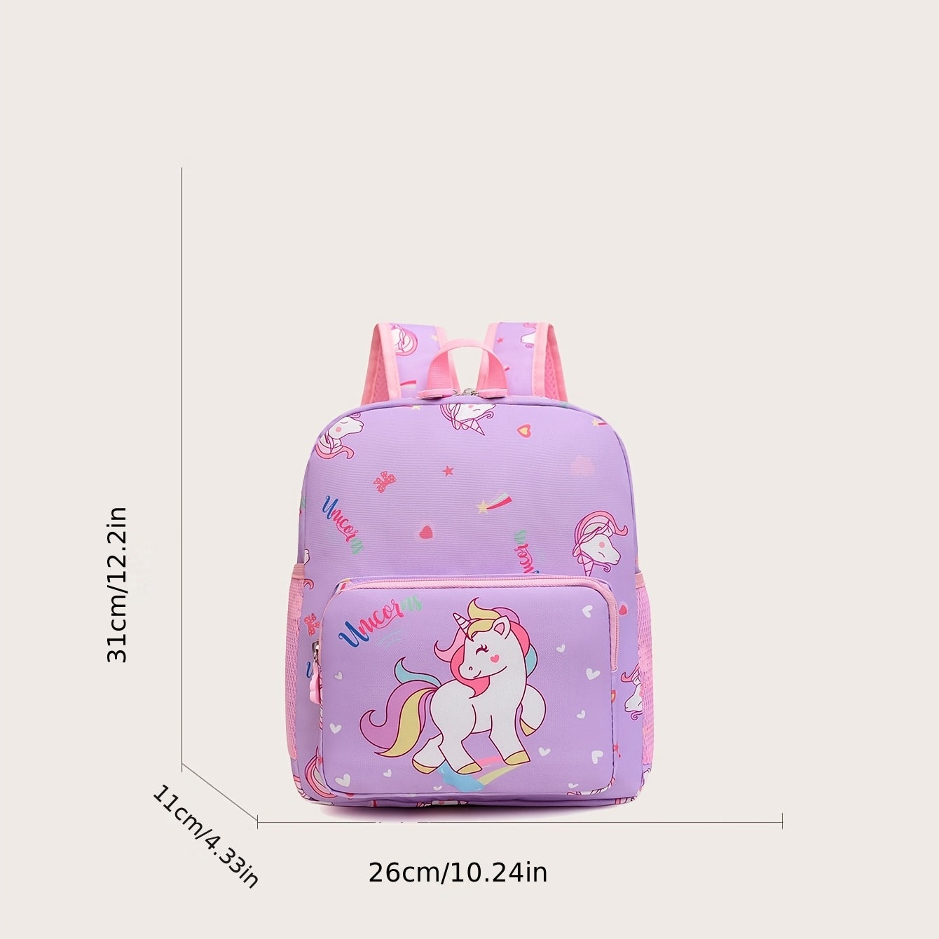 Unicorn Kindergarten Backpack Large Capacity Schoolbag