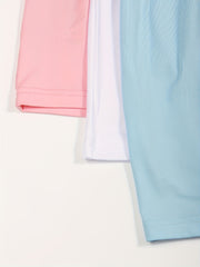 Basic Pajama Set Women's Solid Round Neck Stretch Tank Top & Shorts
