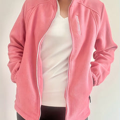 Fleece Liner Sports Jacket Long Sleejsonves Mock Neck Keep Warm