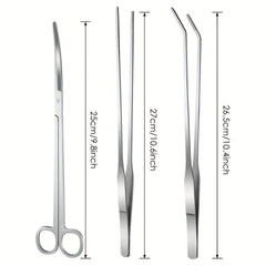 3pcs Long Stainless Steel Aquarium Plant Tools