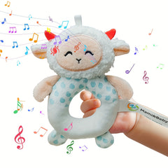 Cartoon Sheep Musical Rattle Toy for Baby Car Seats Walks & Playtime