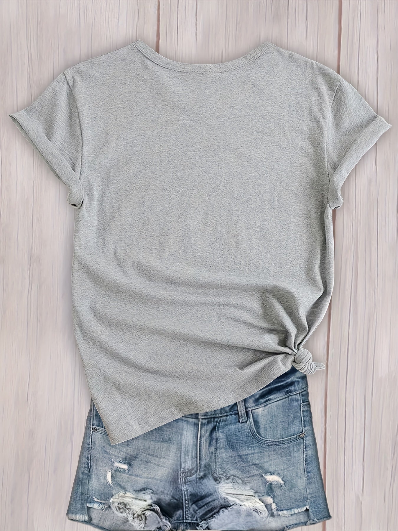 St Patrick's Leaf And Cat Graphic Causal Sports T-shirt Round Neck