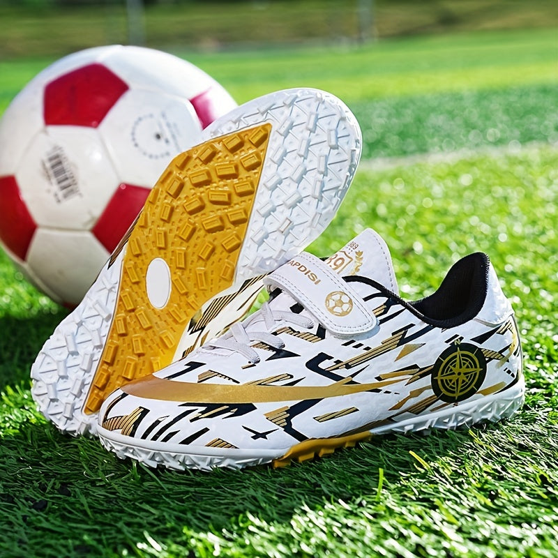 Kids TF Cleats Lightweight Non-slip Football Shoes