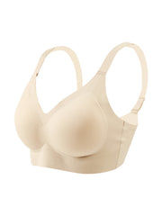 Solid Wireless Bra Comfy Full Coverage Women's Lingerie