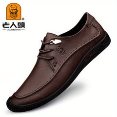 Men's Casual Derby Shoes Lace up Front