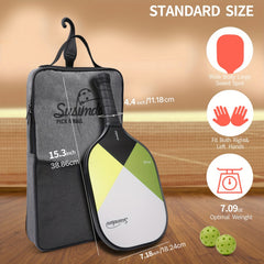 PR100 GR GA Pickleball Paddle Set Racket 2pcs Pickleball 4pcs Bag 1pc