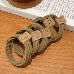 5pcs High Elastic Hair Ring Style Hair Ties