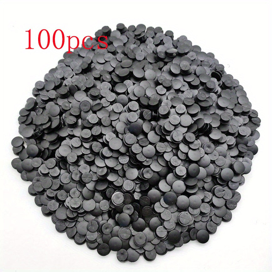 100 Pcs Plastic Shoe Button Buckle