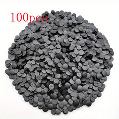 100 Pcs Plastic Shoe Button Buckle