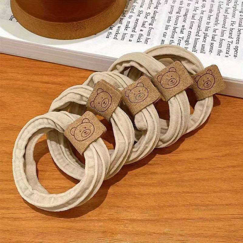 5pcs High Elastic Hair Ring Style Hair Ties