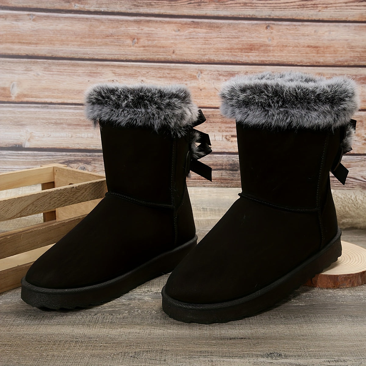 Women's Warm Snow Boots Thickened Medium Tube Comfortable Non Slip