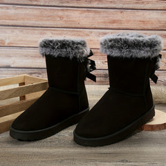 Women's Warm Snow Boots Thickened Medium Tube Comfortable Non Slip
